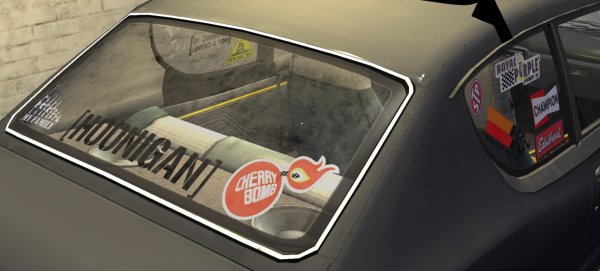 Стикер на заднее стекло САТСУМЫ