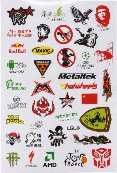 Велосипеды (с наклейками)