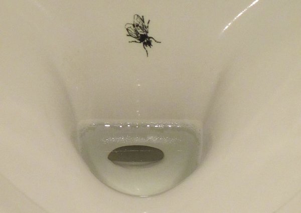 Писсуар с мушкой