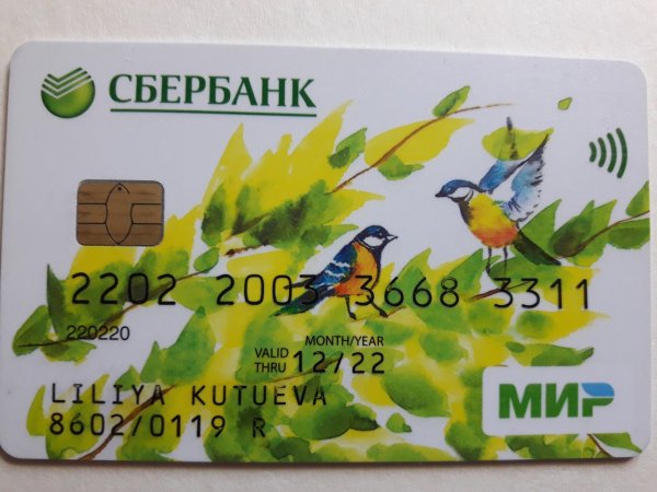 Карта мир Сбербанк социальная