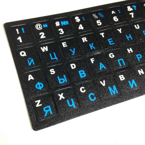 QWERTY клавиатура с русскими буквами