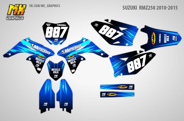 Наклейки Suzuki RMZ 250
