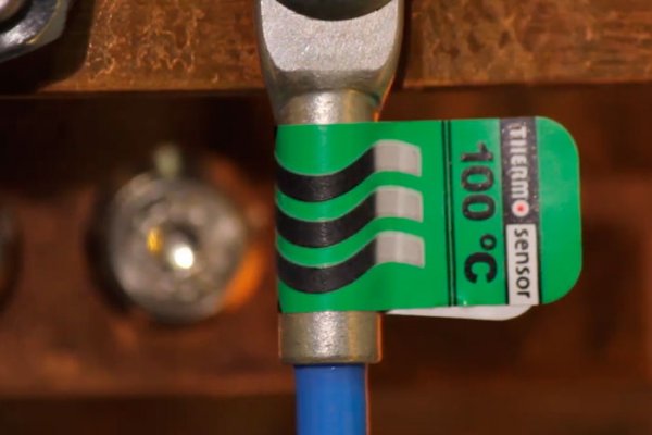 Наклейки термосенсор