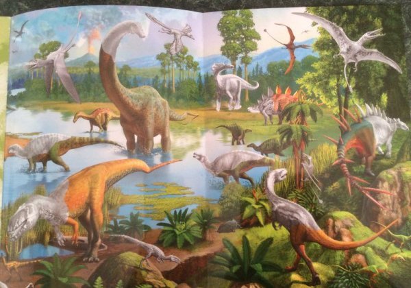 Книжка про динозавров фикс прайс