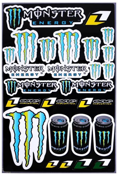 Monster Energy наклейки