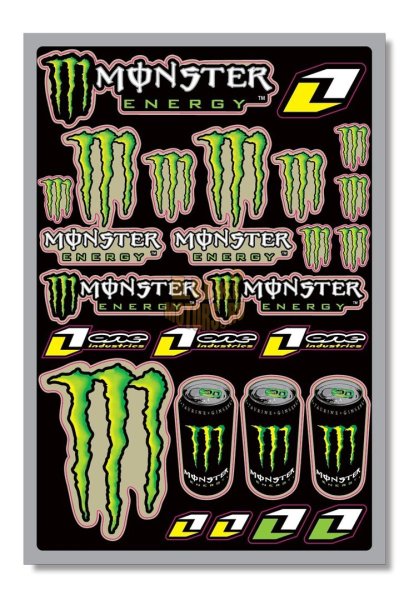 Монстр энэрджи наклейка