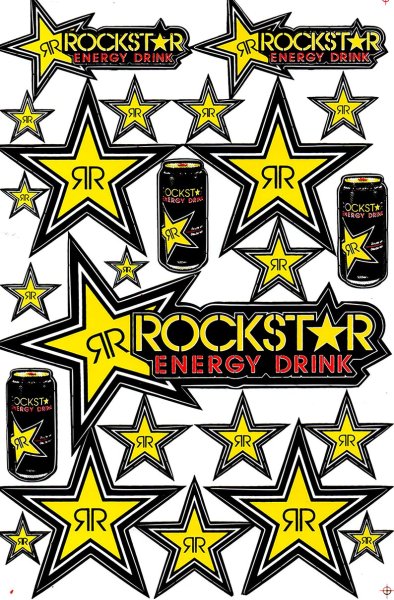 Rockstar Energy Drink наклейки