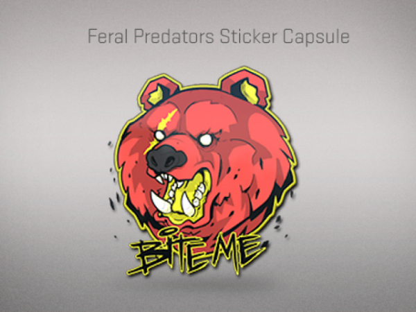 Стикер КС го медведь