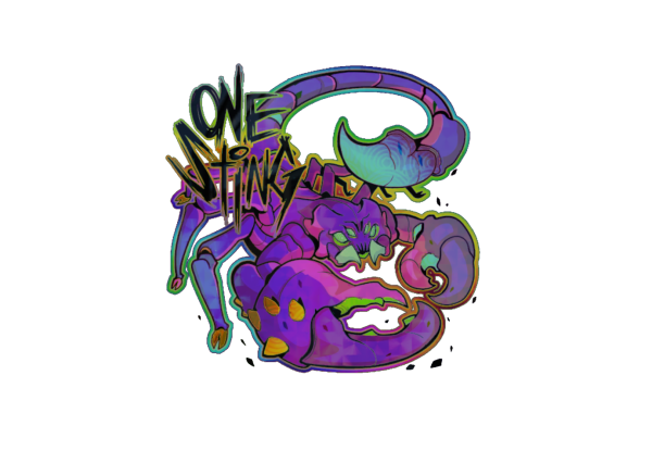 One Sting наклейка КС