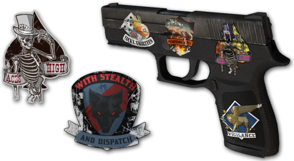 Наклейки на оружие CS go