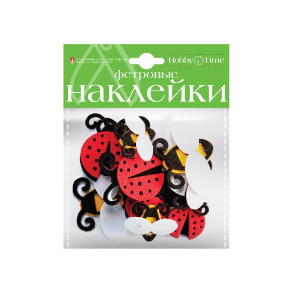 Декоративные наклейки из фетра. Набор № 26 алфавит (английский)