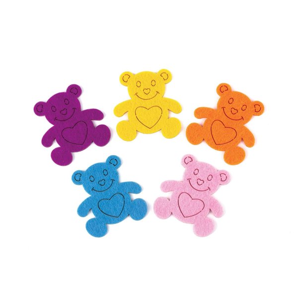 Фетровые наклейки для малышей