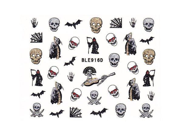 Наклейки страшные самодельные