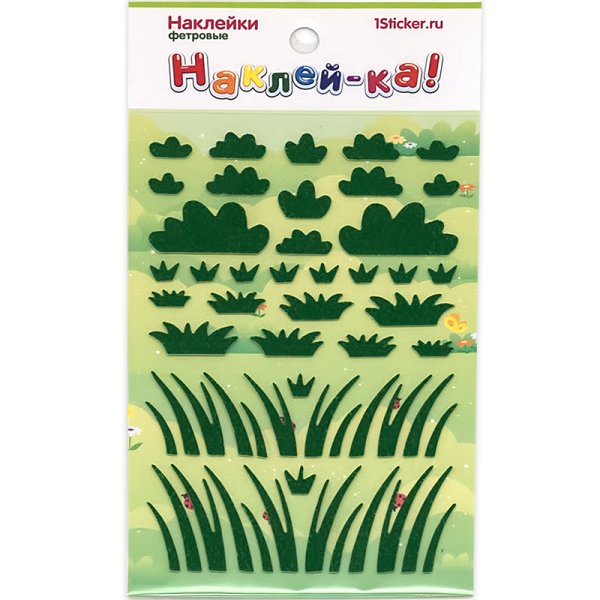 Детские игрушки наклейки из фетра