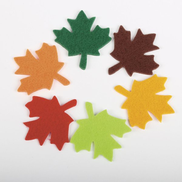 Декоративные наклейки фетр цветы