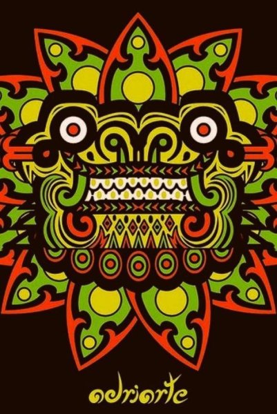 Ацтекский монстр Тотем маски