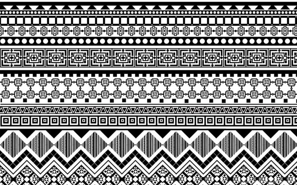 Геометрический орнамент Ацтекский