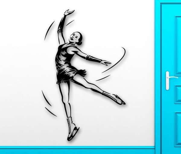 Наклейка фигурист