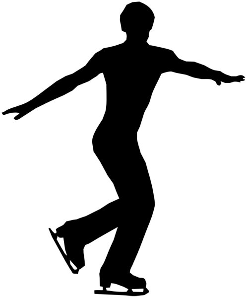 Фигурист силуэт