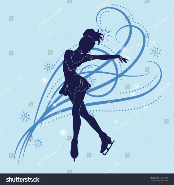 Фигурное катание силуэт