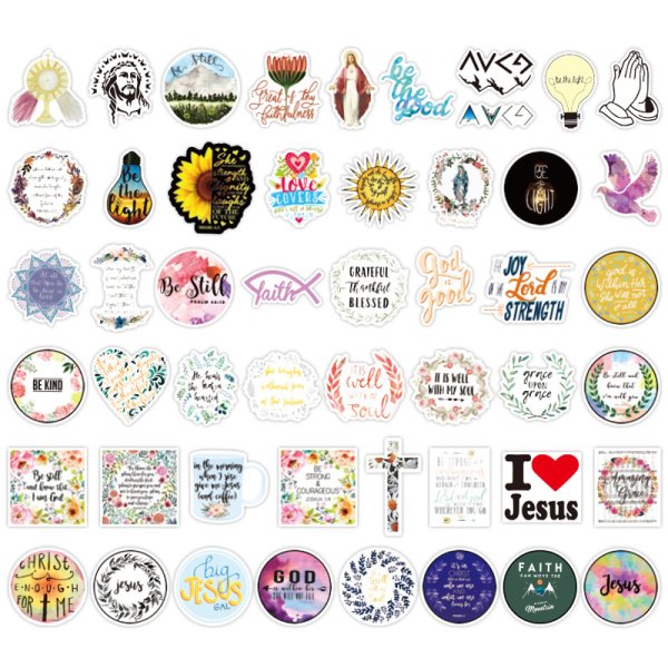 Виниловая наклейка Христианская