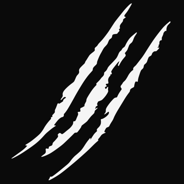 Наклейка царапина на авто