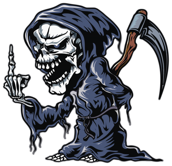 Нашивка смерть с косой