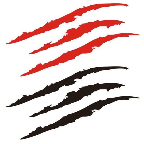 Наклейка царапина на авто