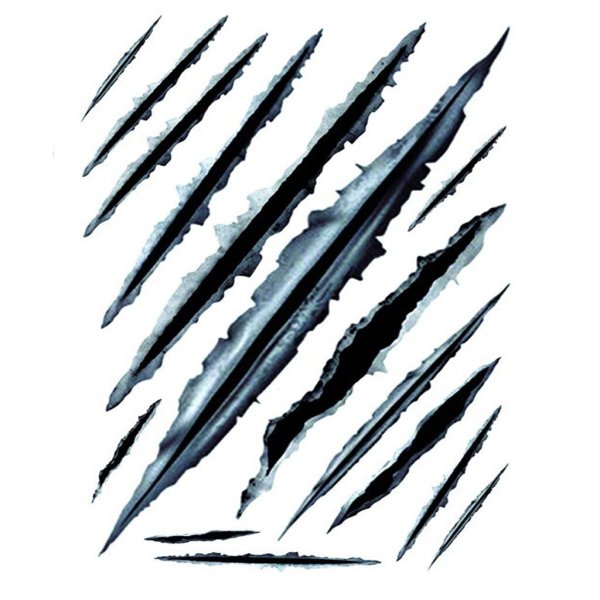 Наклейка царапины