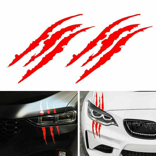 Наклейки на авто царапины от когтей