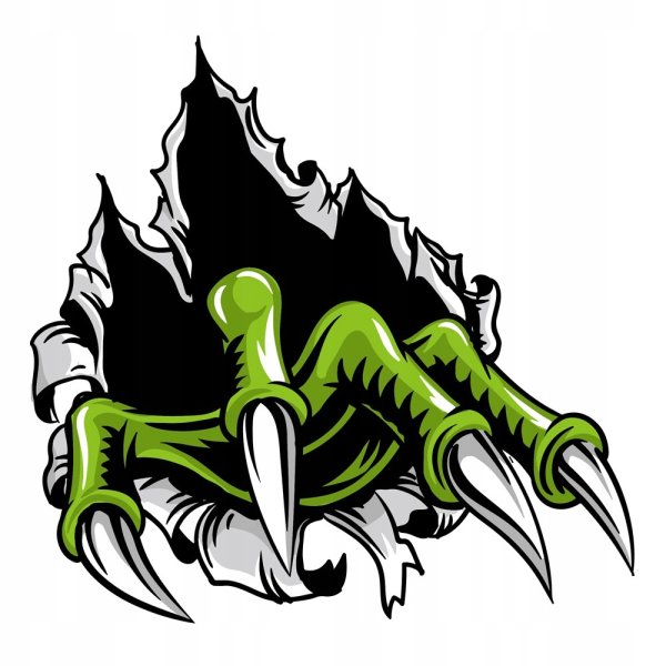 Наклейка - монстр