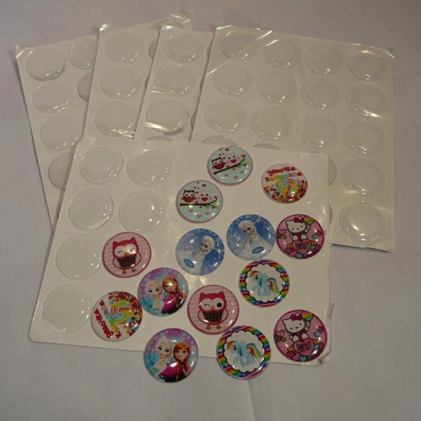 Эпоксидная наклейка прозрачная