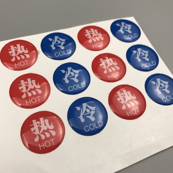 Прозрачные силиконовые наклейки