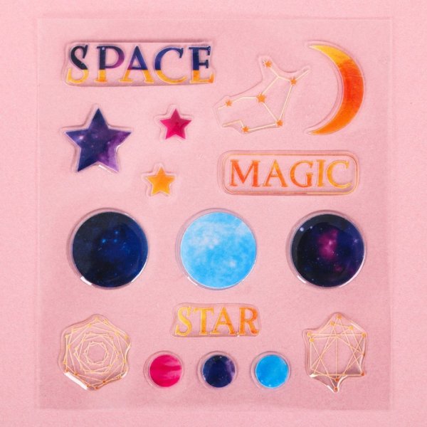 Наклейки космос арт узор