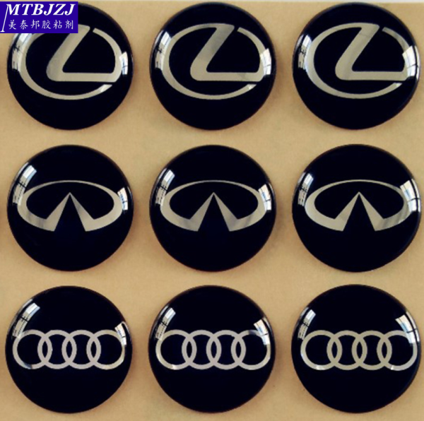 Наклейки с полимерной смолой