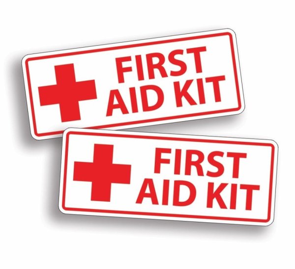 Надпись аптечка с крестом