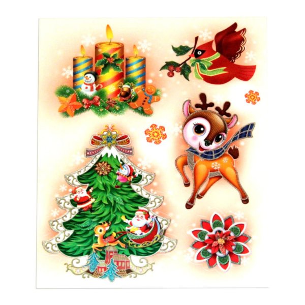 Новогодние наклейки