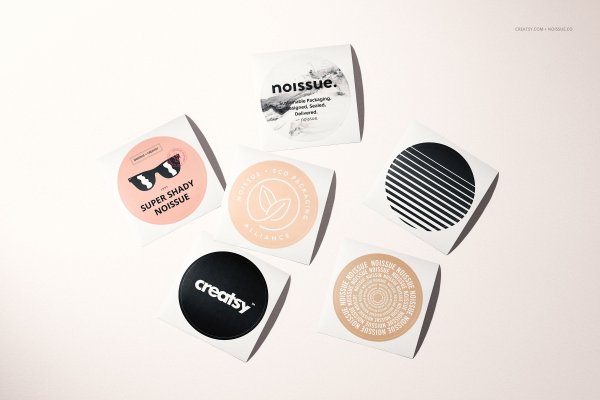 Мокапы для стикеров