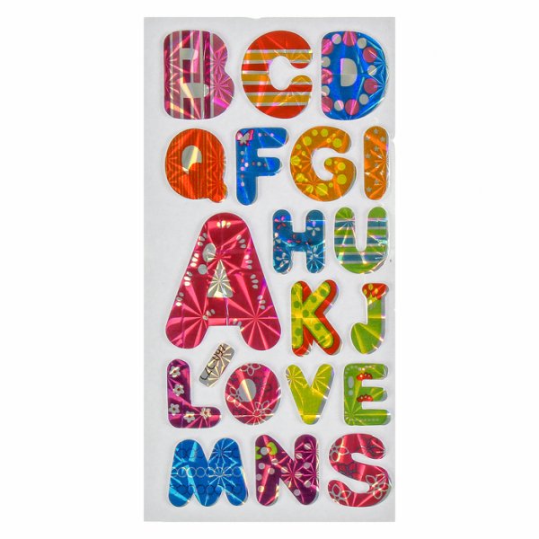 Наклейки Азбука на стену