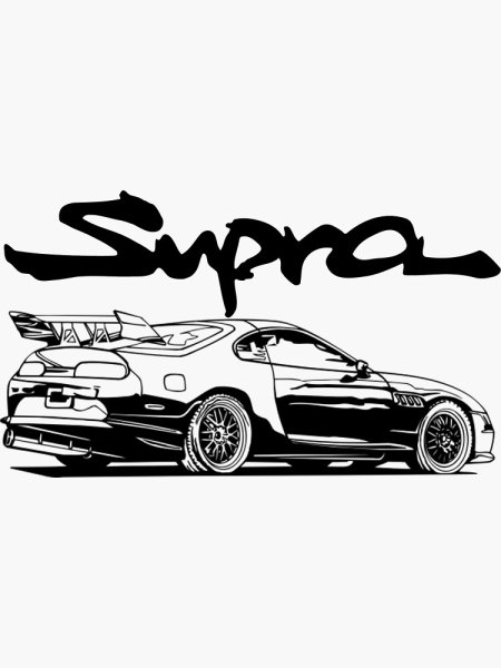 Наклейка Супра