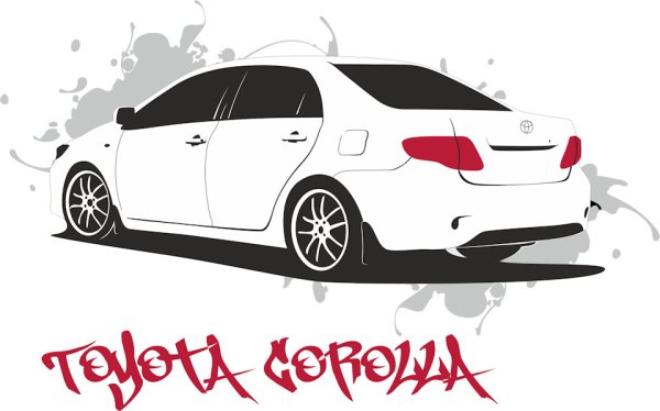 Наклейка Corolla