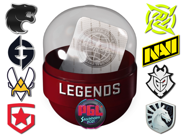 Наклейки PGL Major 2021