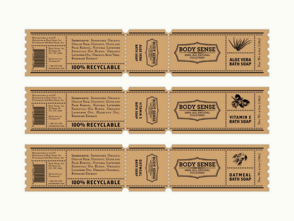 Этикетка для мыла