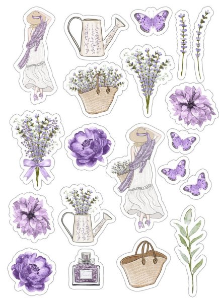 Стикеры чёрно белые