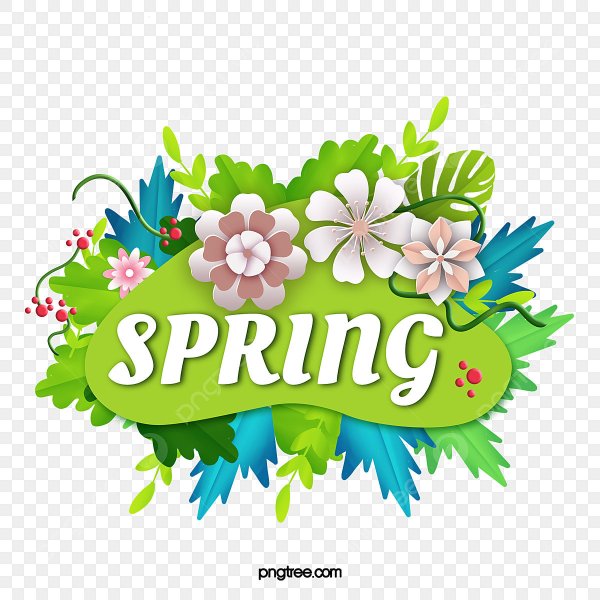 Весенние наклейки