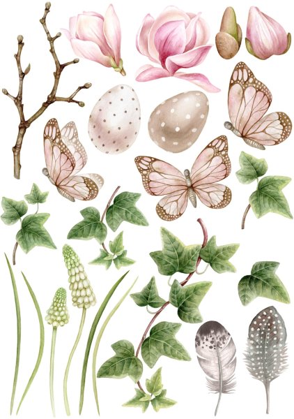 Высечки цветы для скрапбукинга