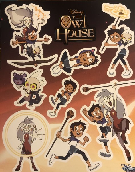 Стикеры дом Совы