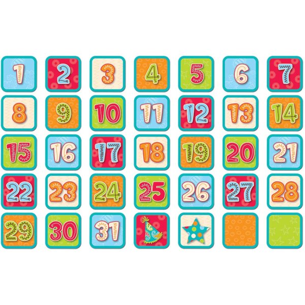 Цифры от 1 до 30 наклейки