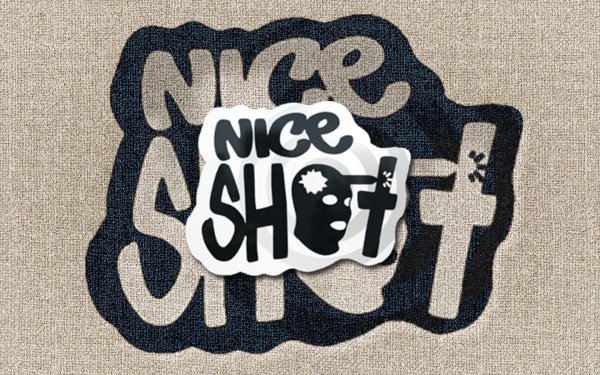 Наклейка КС го nice shot