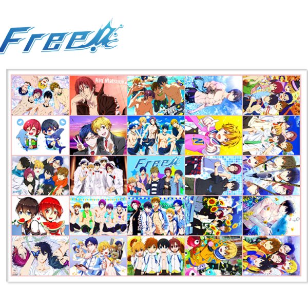 Наклейки аниме большие